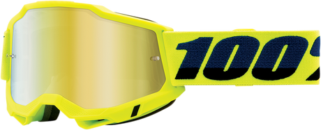 Accuri 2 Goggles - Fluo Yellow - Gold Mirror