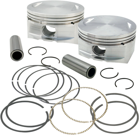 Piston Kit - for 106\" Big Bore Kit - 3.927\" - +.010 1999 - 2016