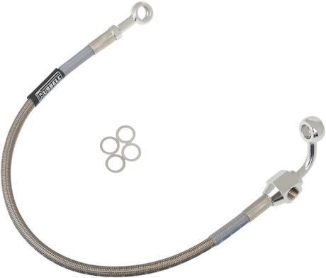 Brake Line - Rear - Stainless Steel - \'99 FXD 1999 - 1999