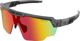 Wheelie Sunglasses - Gloss Clear Gray - Smoke Black/Red Revo