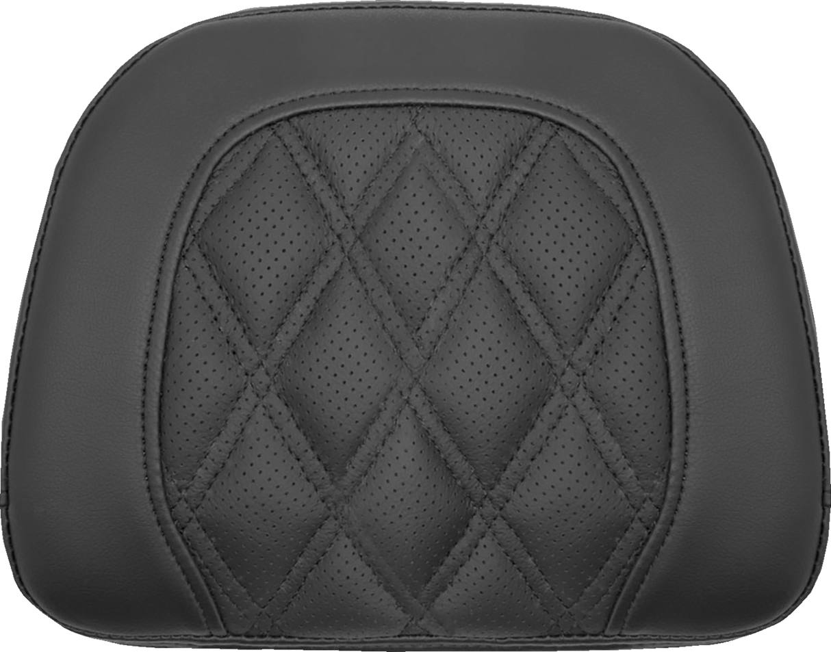 Roadsofa™ Sissy Bar Pad - Black - Lattice Stitch - Indian \'14-\'22 2014 - 2022