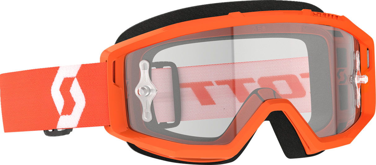 Primal Goggles - Orange/White - Clear