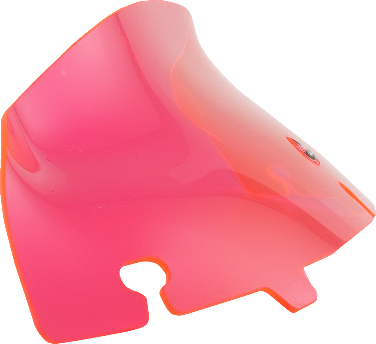 Kolor Flare™ Windshield - 4\" - Pink Ice - FLH 2014 - 2023