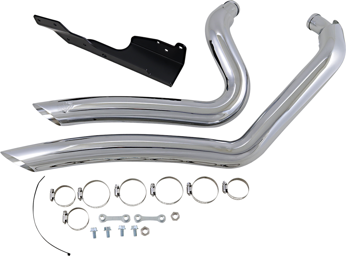 Big Radius Exhaust - Chrome 2014 - 2021