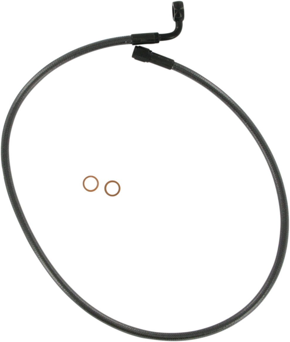 Brake Line - 10 mm/90° - 29\" - Black Pearl