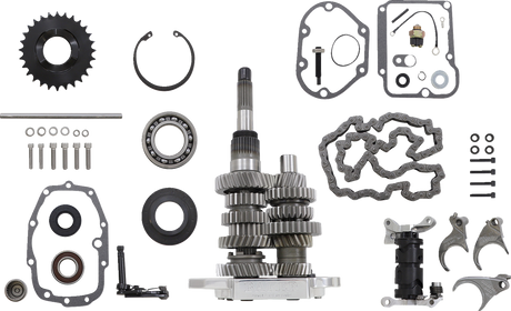 Direct Drive Gear Set - 6-Speed - Polished 1990 - 1997