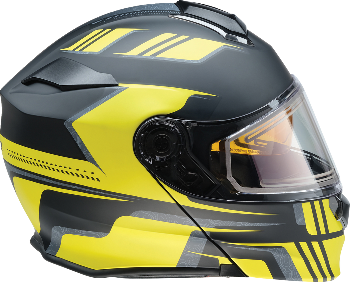 Solaris Snow Helmet - First Tracks - Black/Hi-Viz - XL