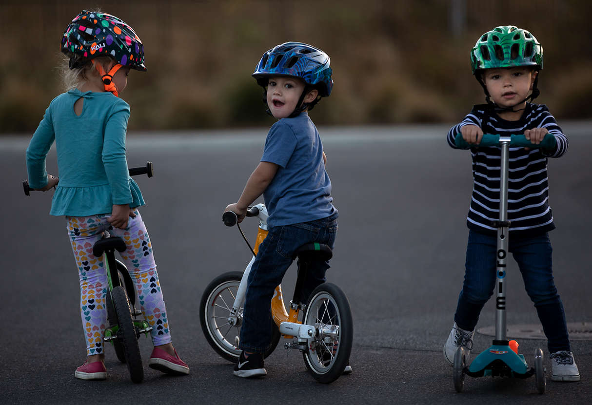 Child Chakra Lighted Helmet - Jungle - Gloss Blue - XS