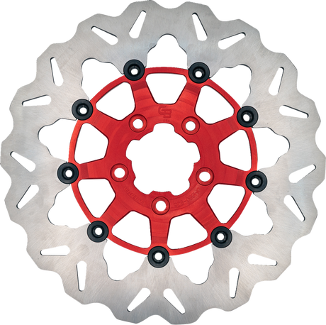 Brake Rotor - Front - Red 2008 - 2018