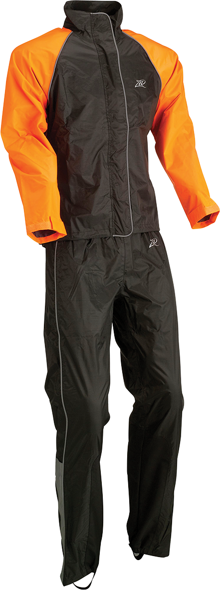 Women\'s Waterproof Jacket - Orange - Medium