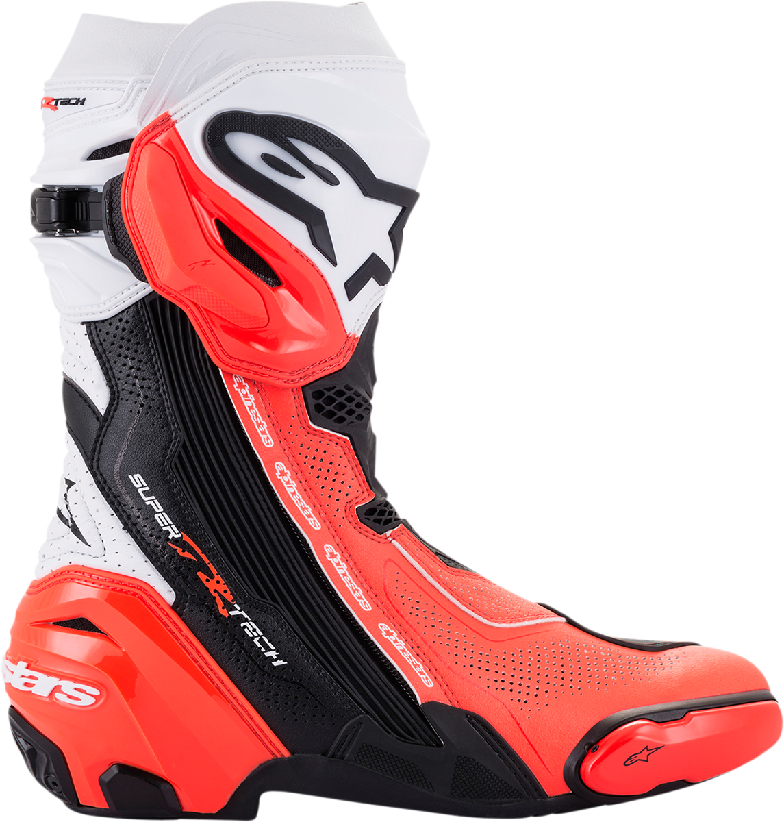 Supertech V Boots - Black/Fluo Red/White - US 6 / EU 39