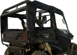 Soft Doors - Middle/Rear Windows - Black - Honda Pioneer 1000 2016 - 2023