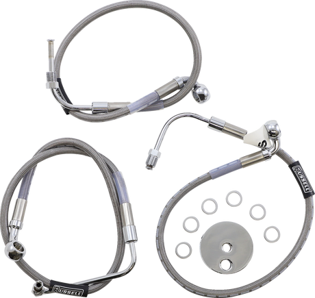 Brake Line - Front - Stainless Steel 1989 - 1998