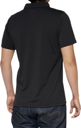 Corpo Polo Shirt - Black/White - Small