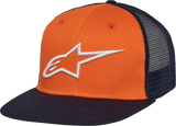 Corp Trucker Hat - Orange/Navy - One Size