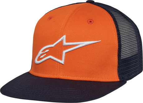 Corp Trucker Hat - Orange/Navy - One Size