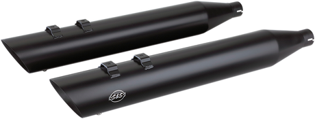 Slash Cut Mufflers - Black 2017 - 2022