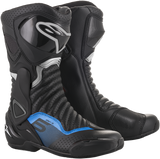 SMX-6 v2 Vented Boots - Black/Gray/Blue - US 6.5 / EU 40