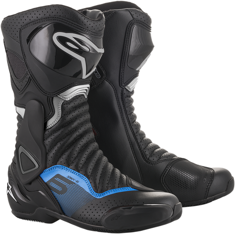 SMX-6 v2 Vented Boots - Black/Gray/Blue - US 14 / EU 50