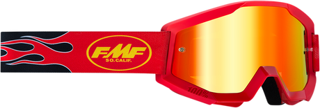 PowerCore Goggles - Flame - Red - Red Mirror