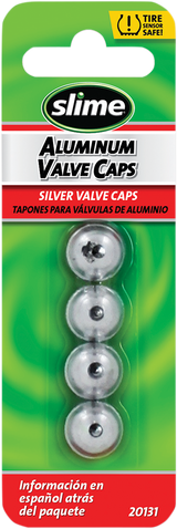 Valve Stem Caps - Silver - 4 Pack