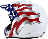 FX-17 Helmet - Flag - White - 3XL