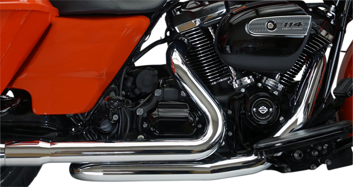 Aggressor 2-into-2 Crossover Headers - Chrome - M8 2017 - 2023