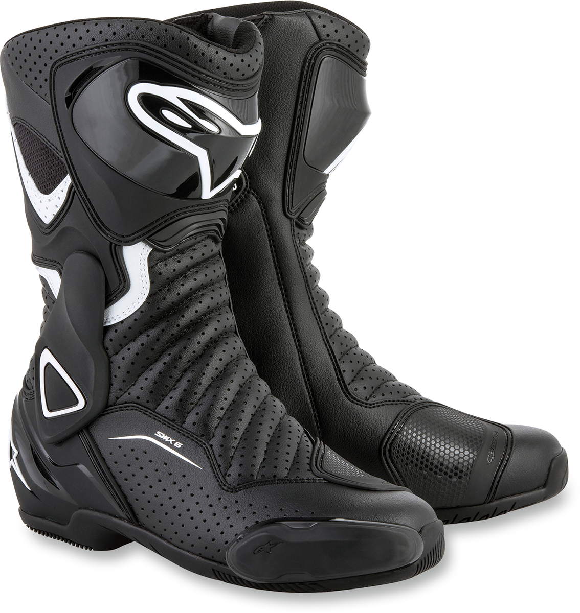 SMX-6 v2 Vented Boots - Black/White - US 6 / EU 37