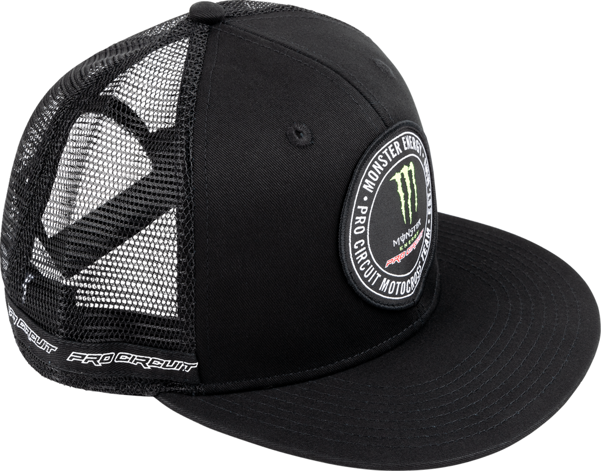 Patch Snapback Hat - Black