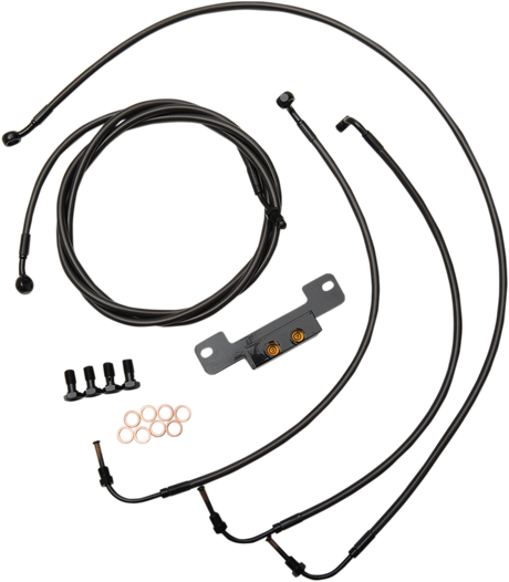 Handlebar Cable/Brake Line Kit - 18\" - 20\" Ape Hanger Handlebars - Midnight 2017 - 2019