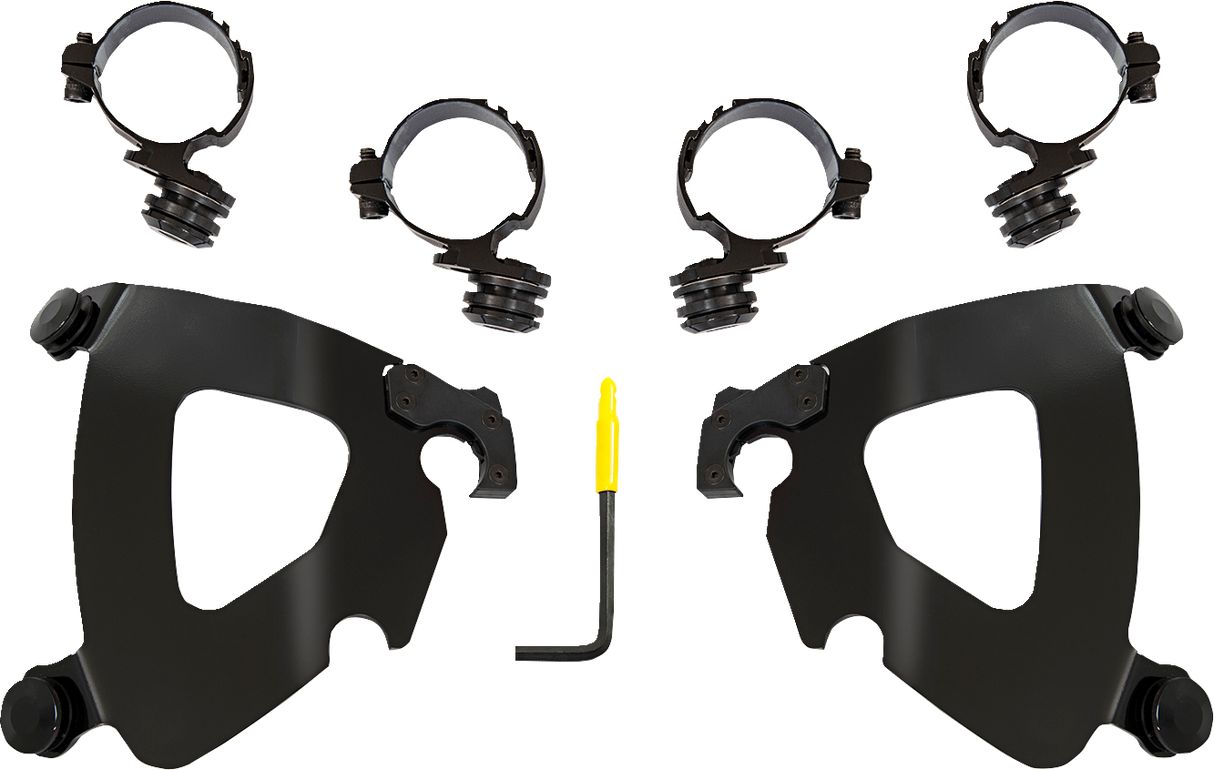 Gauntlet Mounting Kit - Black - Honda 2021 - 2023