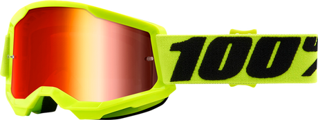 Youth Strata 2 Goggles - Yellow - Red Mirror