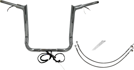 Handlebar Kit - Pointed Top - 16\" - Chrome 2014 - 2015