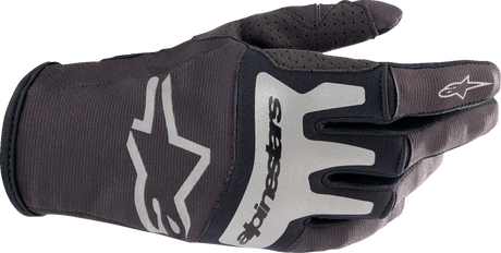 Techstar Gloves - Black/Brushed Silver - 2XL