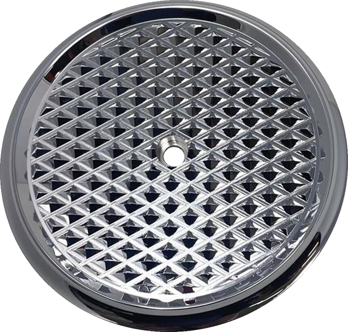 Air Cleaner Cover Insert - Diamondback - Chrome 1999 - 2015