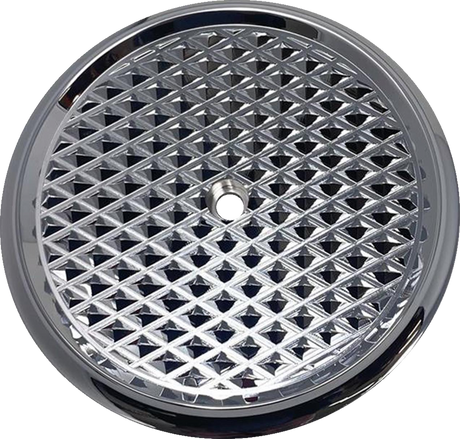 Air Cleaner Cover Insert - Diamondback - Chrome 1999 - 2015