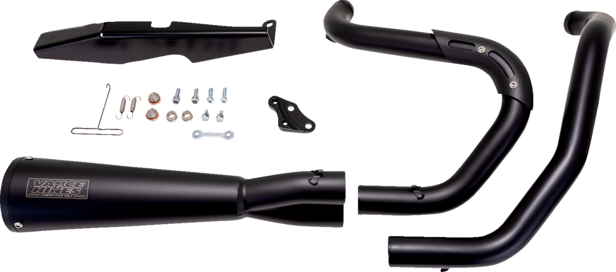 2-into-1 Upsweep PCX™ Exhaust System - Stainless Steel - Black 2014 - 2022