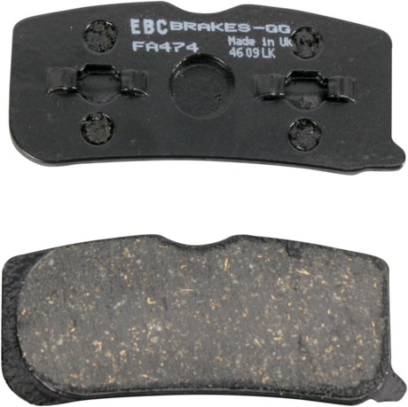 Organic Brake Pads - Spyder - FA474 2008 - 2012