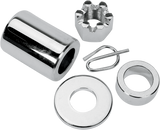 Axle Spacer - Rear - Chrome - Kit - 00-05 Dyna 2000 - 2005