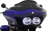 Flare™ Windshield - 8\" - Black - \'98-\'13 FLTR 1998 - 2013