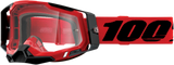 Racecraft 2 Goggles - Red - Clear