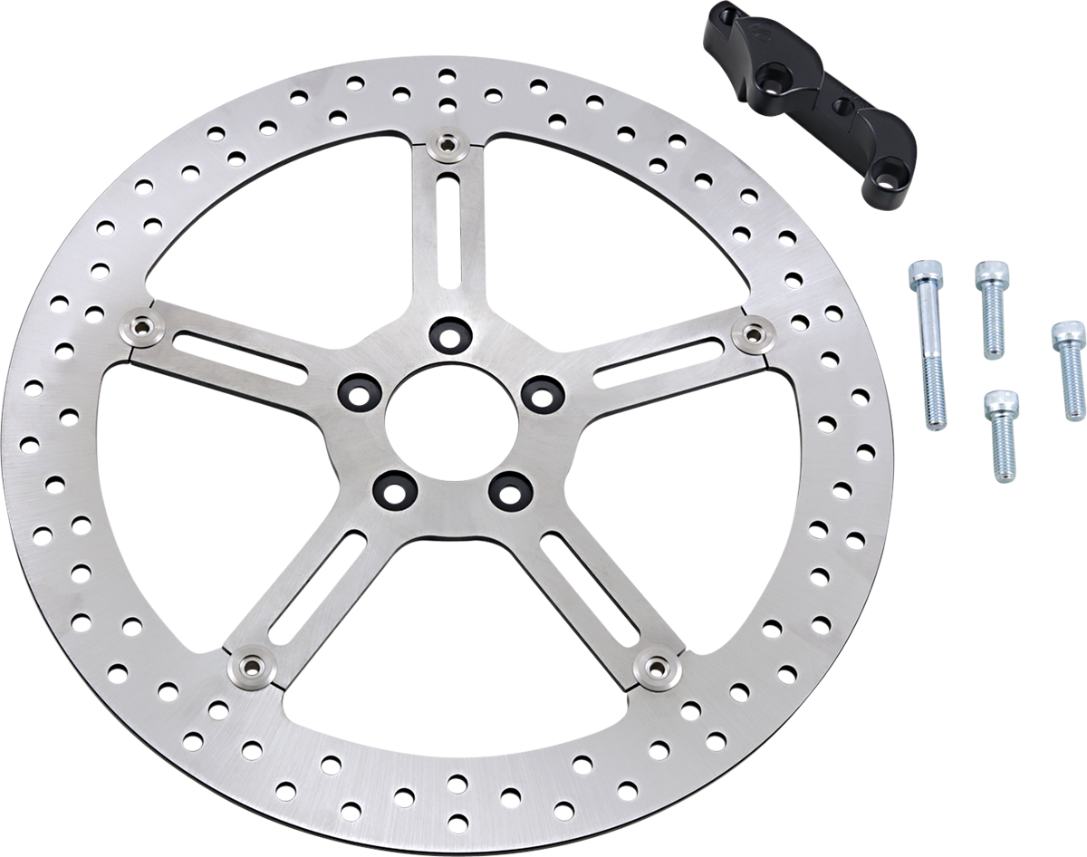 Big Brake Rotor - 15\" - Front Left - Harley-Davidson 2000 - 2017