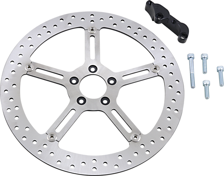 Big Brake Rotor - 15\" - Front Left - Harley-Davidson 2000 - 2017