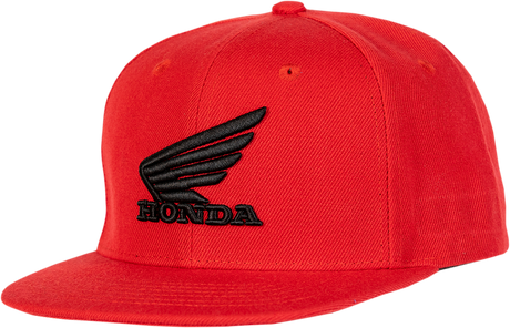 Honda Wing II Hat - Red - One Size