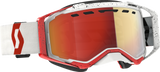 Prospect Snow Goggles - Light Sensitive - White/Red - Red Chrome