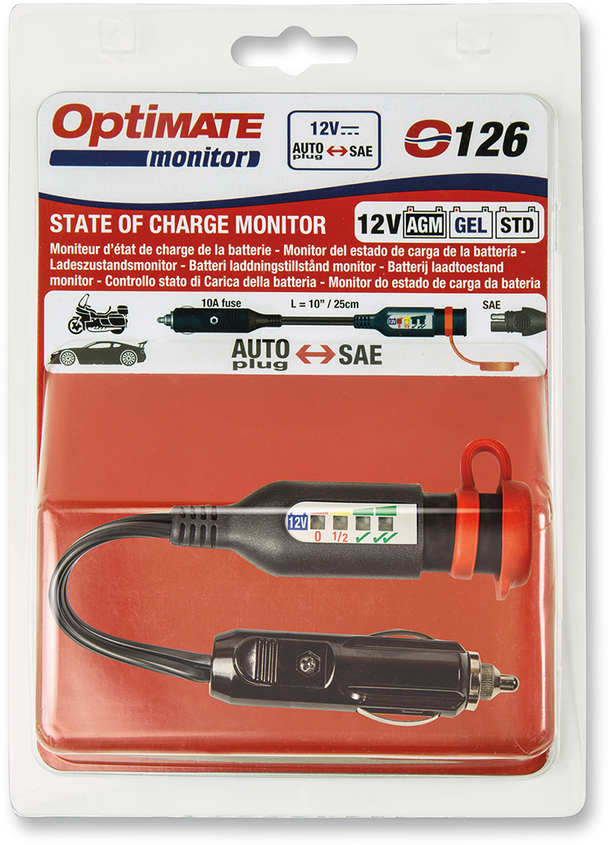 OptiMate™ Monitor O-126 - AUTO Plug to SAE