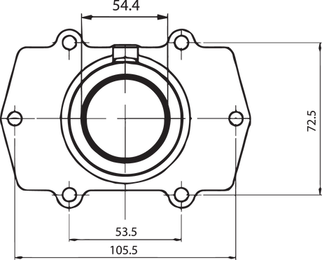 Carburetor Mounting Flange - Arctic Cat 2004 - 2005