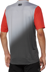 Celium Jersey - Short-Sleeve - Gray/Racer Red - Small