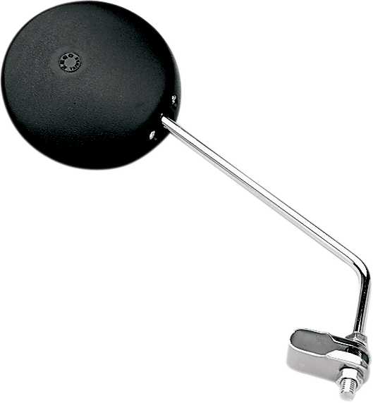 Mirror - Side View - Round - Black w/Chrome Stem - Right/Left