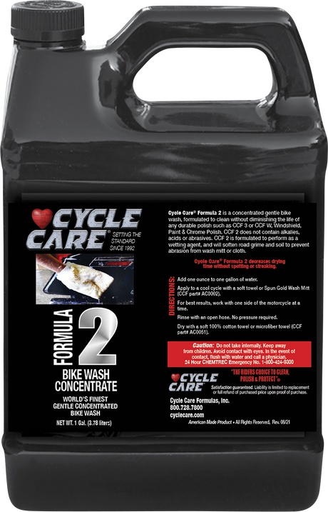 Formula 2 Bike Wash - 1 U.S. gal.